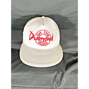 Vintage Neil Diamond On the Road Tour Trucker Snapback White